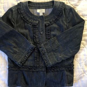Ladies petite Loft Jean Jacket